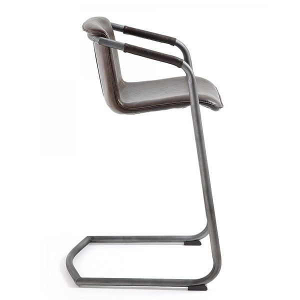 Полубарный стул La Forma TRION Темно-коричневый-1