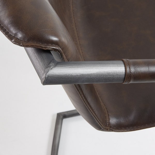 Полубарный стул La Forma TRION Темно-коричневый-3