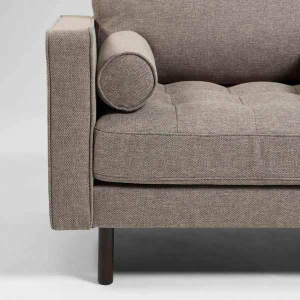 Кресло La Forma BOGART Серое S715PK03-4