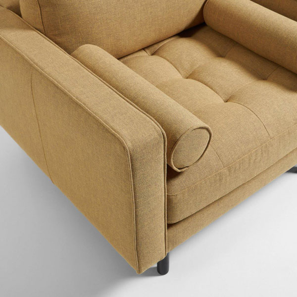 Кресло La Forma BOGART Горчичный S715PK81-3