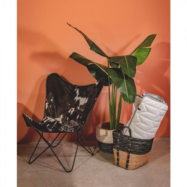 Крісло La Forma FLYNN Чорно-біле CC0352P60-2