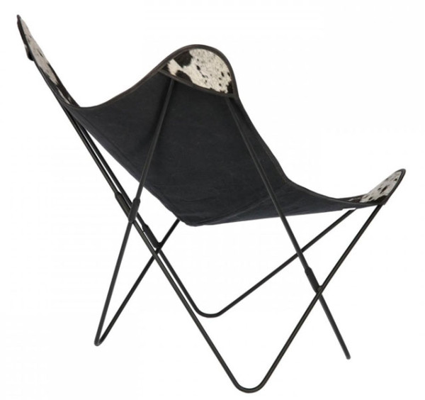 Крісло La Forma FLYNN Чорно-біле CC0352P60-4