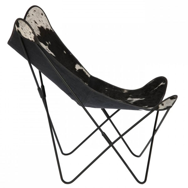 Крісло La Forma FLYNN Чорно-біле CC0352P60-3