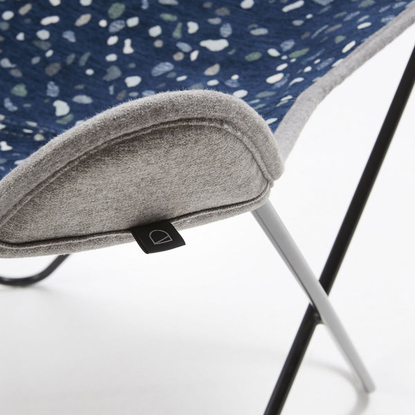 Крісло La Forma FLYNN Темно-синє CC1086TZ25-3