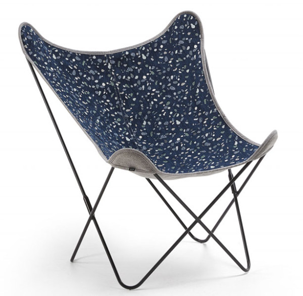 Крісло La Forma FLYNN Темно-синє CC1086TZ25-0