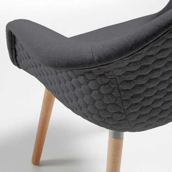 Кресло La Forma KENNA Графит C631JQ15-3