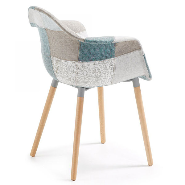 Кресло La Forma KENNA Голубое CC0234J26-2