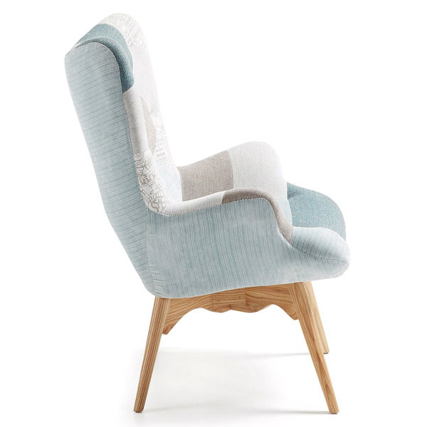 Крісло La Forma KNUT Синє CC0235J26-5