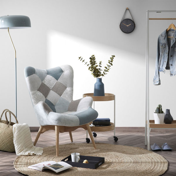 Крісло La Forma KNUT Синє CC0235J26-1