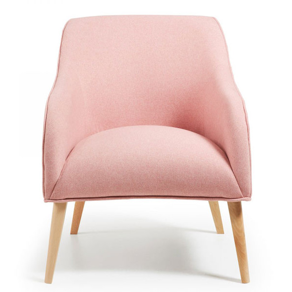 Кресло La Forma LOBBY Розовое S330VA23 Кресло La Forma LOBBY Розовое S330VA23-1