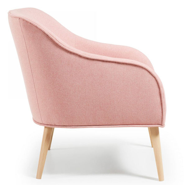 Кресло La Forma LOBBY Розовое S330VA23 Кресло La Forma LOBBY Розовое S330VA23-2