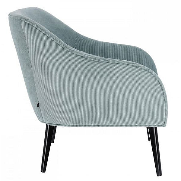 Кресло La Forma LOBBY Светло-бирюзовое S480PN20 Кресло La Forma LOBBY Светло-бирюзовое S480PN20-1