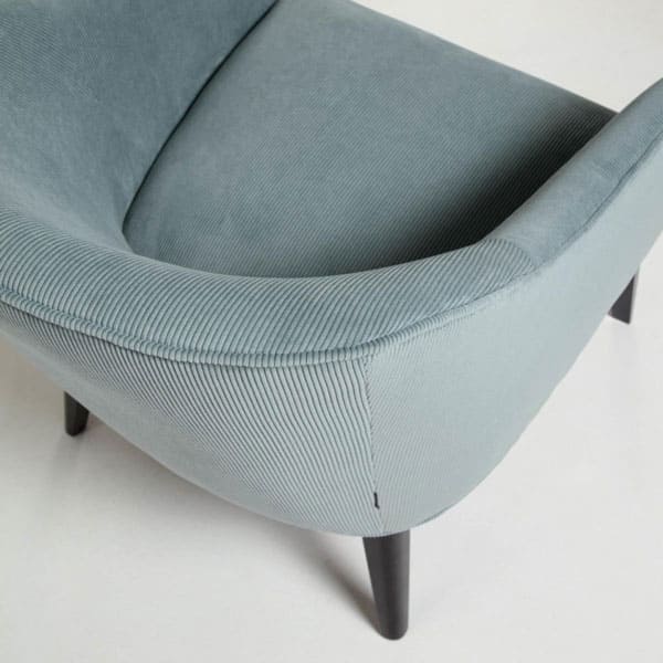 Кресло La Forma LOBBY Светло-бирюзовое S480PN20 Кресло La Forma LOBBY Светло-бирюзовое S480PN20-3