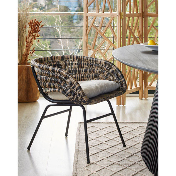 Кресло из ротанга La Forma Lin CC5099FN19-1