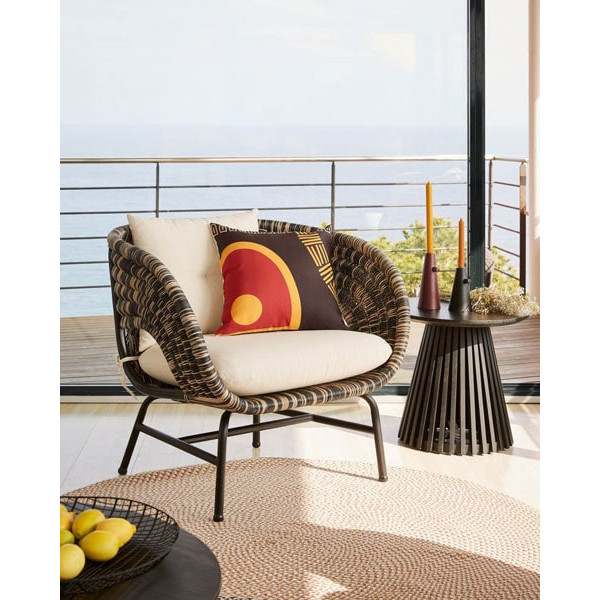 Кресло из ротанга La Forma Lin S630FN19-3