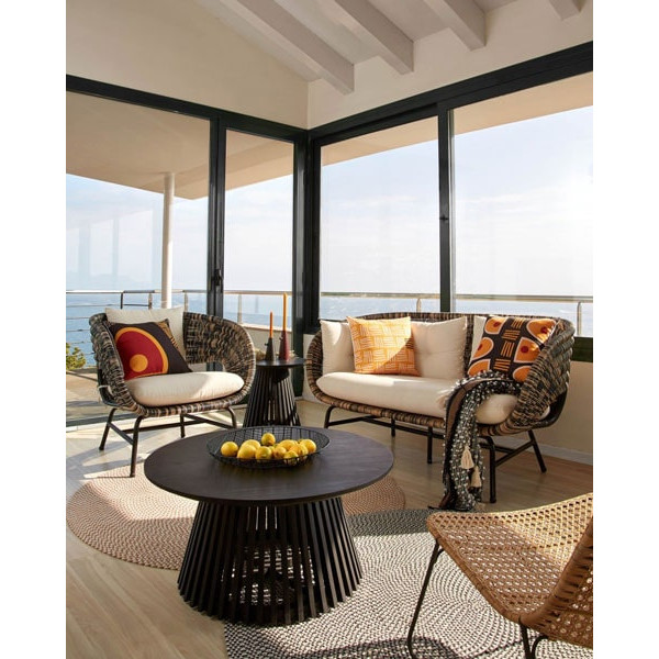 Кресло из ротанга La Forma Lin S630FN19-4