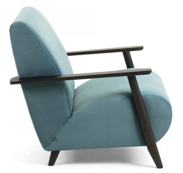 Кресло La Forma MARTHAN Бирюзовое S517JU80-2