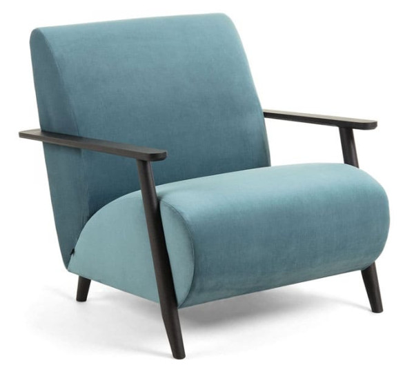 Кресло La Forma MARTHAN Бирюзовое S517JU80-0