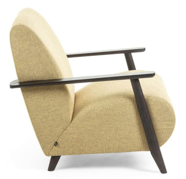 Кресло La Forma MARTHAN Горчичный S517PK81-1