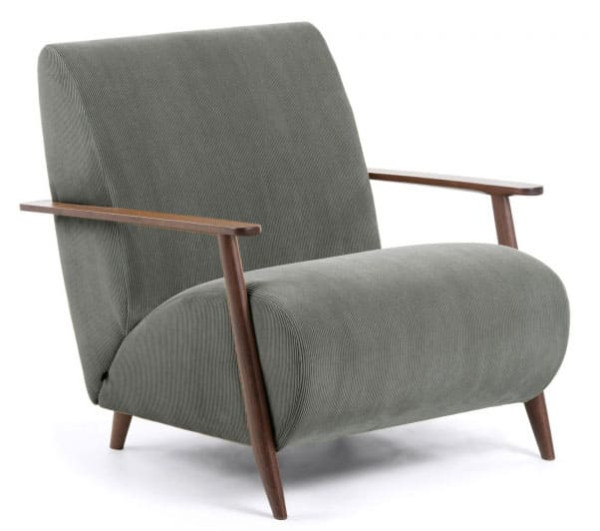 Кресло La Forma MARTHAN Темно-серое S517PN15 Кресло La Forma MARTHAN Темно-серое S517PN15-0