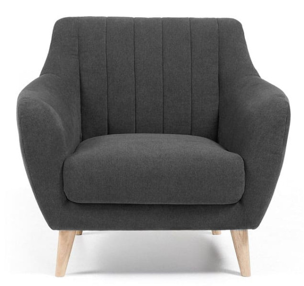 Кресло La Forma OFF Темно-серое S289J15 Кресло La Forma OFF Темно-серое S289J15-1