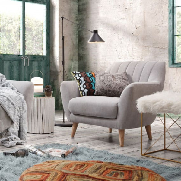 Крісло La Forma OFF Світло-сіре S289J14-1