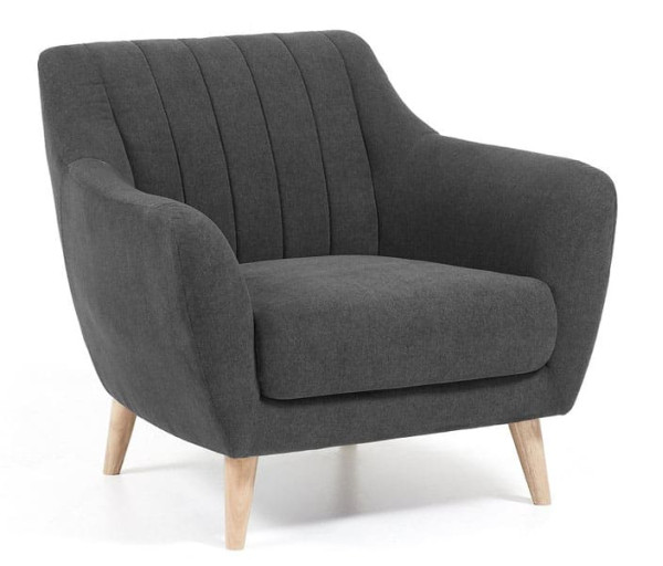 Кресло La Forma OFF Темно-серое S289J15 Кресло La Forma OFF Темно-серое S289J15-0