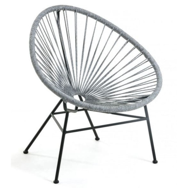 Крісло La Forma Samantha Світло-сіре CC1216J03-0