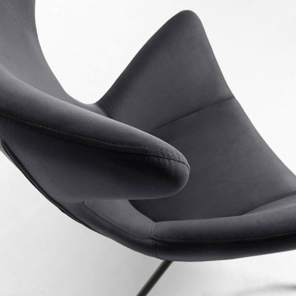 Кресло La Forma VANDA Темно-серое CC0754J15 Кресло La Forma VANDA Темно-серое CC0754J15-5