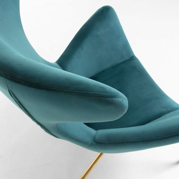 Кресло La Forma VANDA Бирюзовое CC0893J19-4