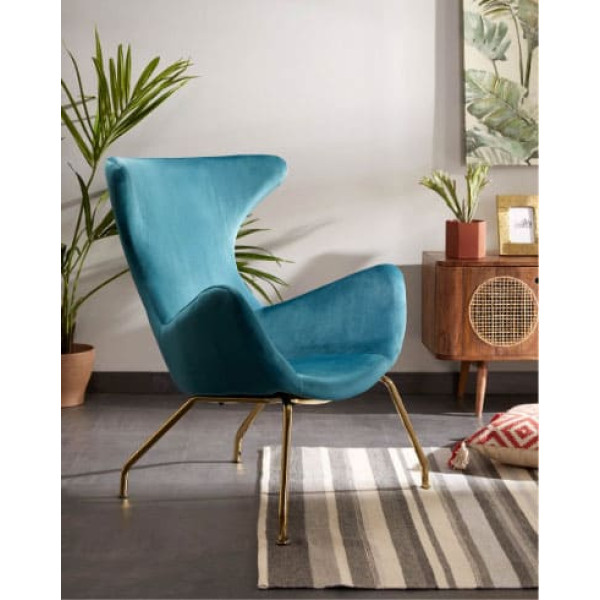 Кресло La Forma VANDA Бирюзовое CC0893J19-1