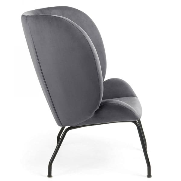 Кресло La Forma VERNEN Темно-серое CC0753J15-1