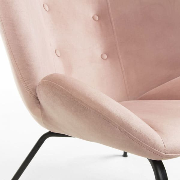 Кресло La Forma VERNEN Розовое CC0753J24 Кресло La Forma VERNEN Розовое CC0753J24-4