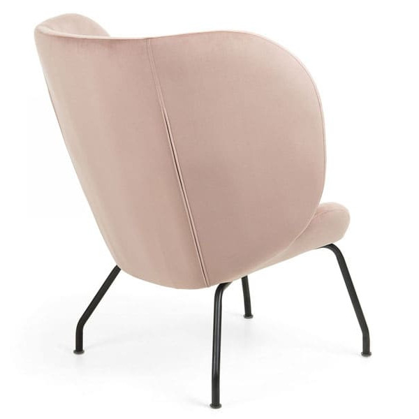 Кресло La Forma VERNEN Розовое CC0753J24 Кресло La Forma VERNEN Розовое CC0753J24-3
