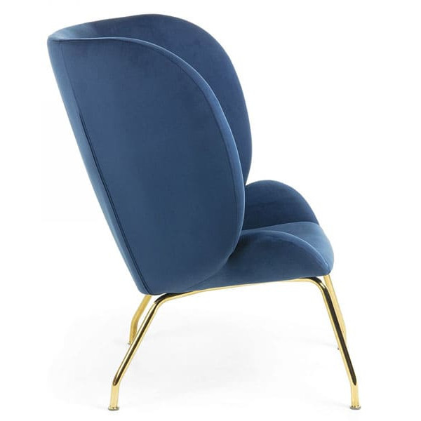 Кресло La Forma VERNEN Темно-синее CC0892J25-2