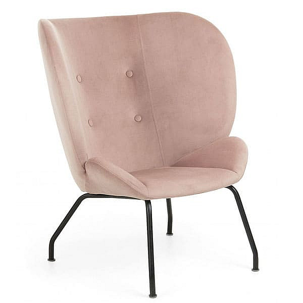 Кресло La Forma VERNEN Розовое CC0753J24 Кресло La Forma VERNEN Розовое CC0753J24-0