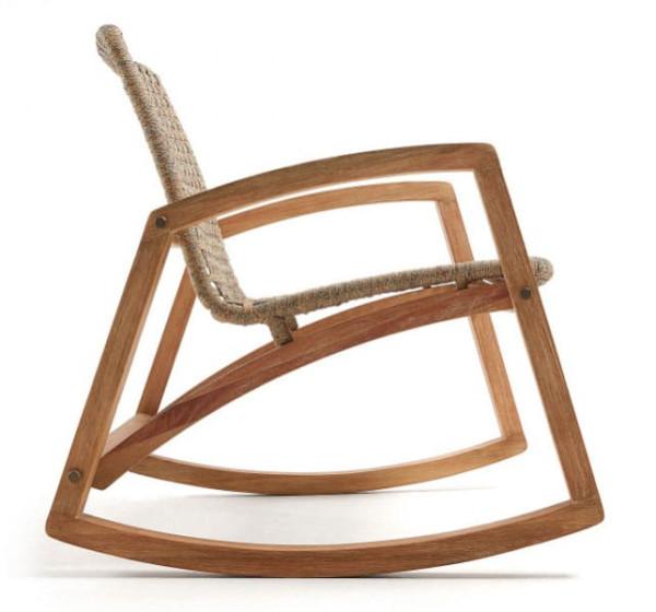 Крісло-гойдалка La Forma TANISKA Бежеве CC1041J35-4