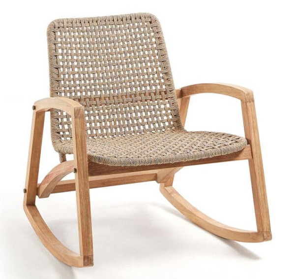 Крісло-гойдалка La Forma TANISKA Бежеве CC1041J35-0