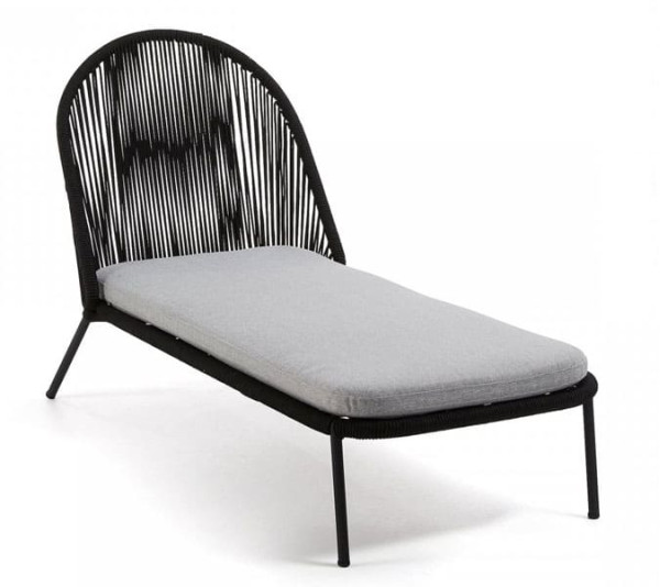 Крісло-шезлонг La Forma STAD Чорне CC0722S01-0