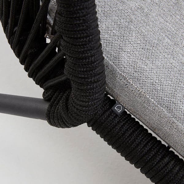 Крісло-шезлонг La Forma STAD Чорне CC0722S01-3