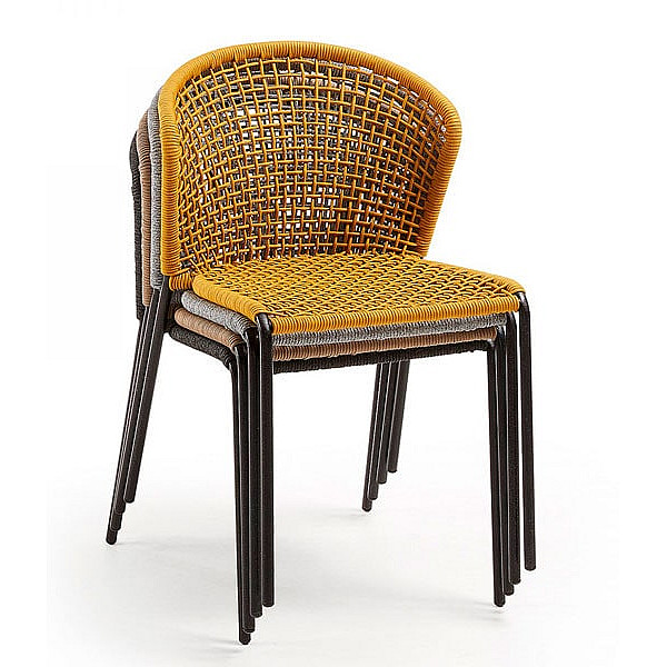 Стілець La Forma MATHEW Гірчичний-3