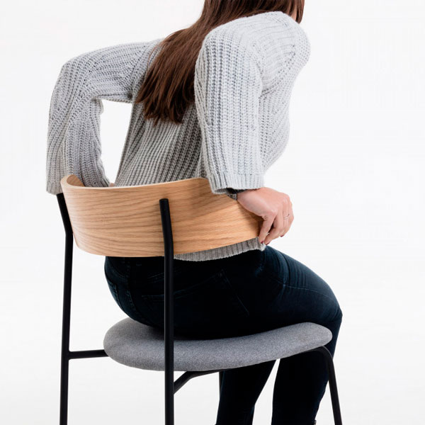 Стілець La Forma Olympia Світло-сірий Стілець La Forma Olympia Світло-сірий-3