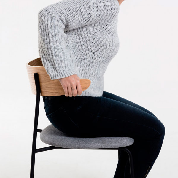 Стілець La Forma Olympia Світло-сірий Стілець La Forma Olympia Світло-сірий-4