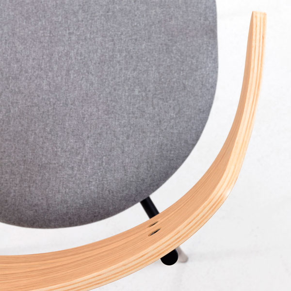 Стілець La Forma Olympia Світло-сірий Стілець La Forma Olympia Світло-сірий-7