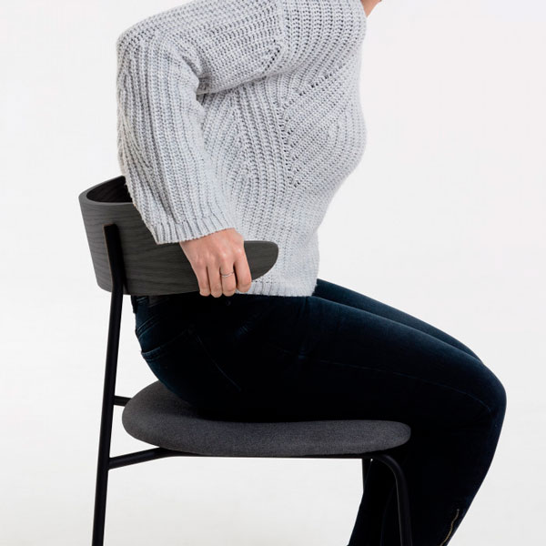 Стул La Forma Olympia Темно-серый-5