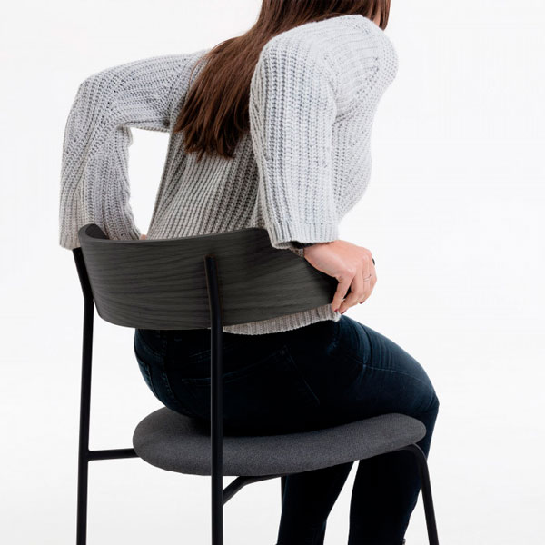 Стул La Forma Olympia Темно-серый-6