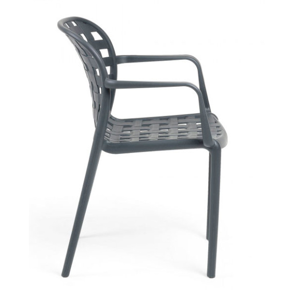 Стул La Forma ONHA Темно-серый-1