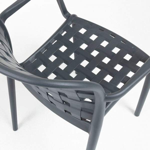 Стул La Forma ONHA Темно-серый-3