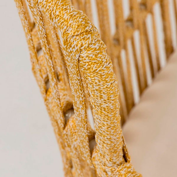 Кресло La Forma Robyn Горчичный-3