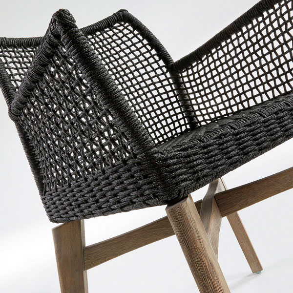 Кресло La Forma RODINI Темно-серый-4